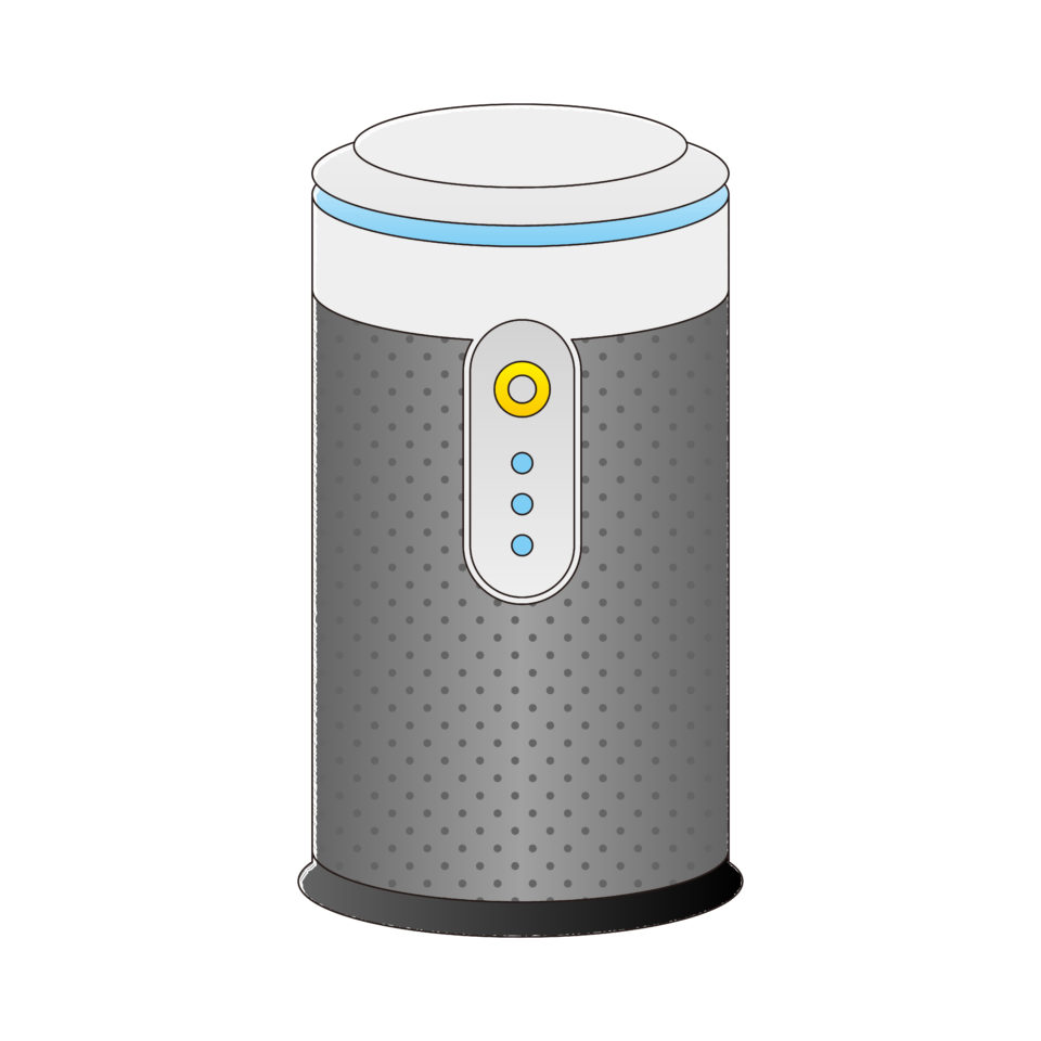 スマートスピーカーのイラスト