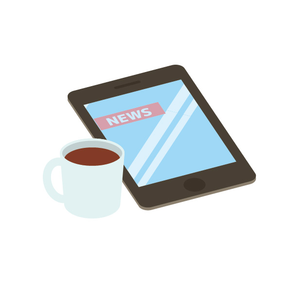 スマホとコーヒー